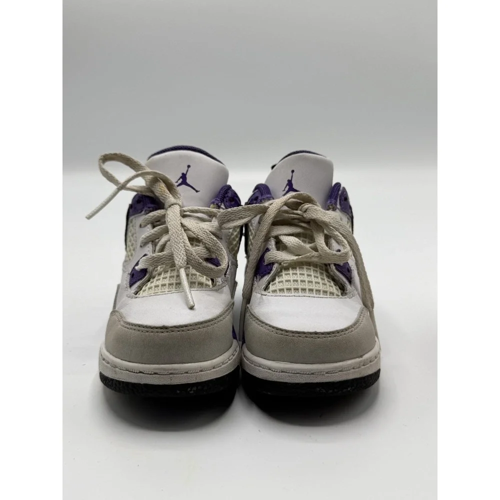 Jordan 4 Retro Ultraviolet 308500-108 Toddler Size 7.5C Pre-Owned No Box